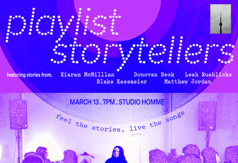 playlist storytellers — toronto edition cover photo