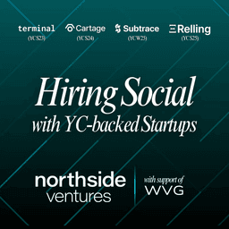 Hiring Social with YC-backed Startups cover photo