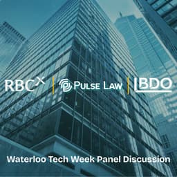 Panel Discussion with Pulse Law, RBCx, BDO and BrightIron cover photo