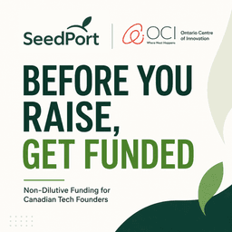 Before You Raise, Get Funded | SeedPort & OCI cover photo