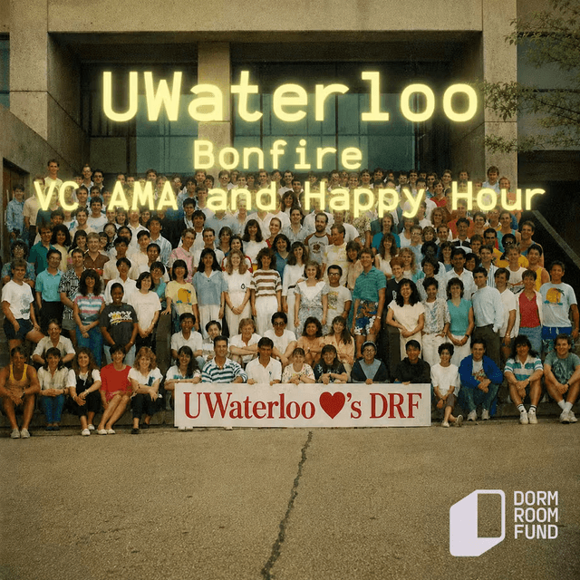Dorm Room Fund - Waterloo VC AMA & Happy Hour cover photo