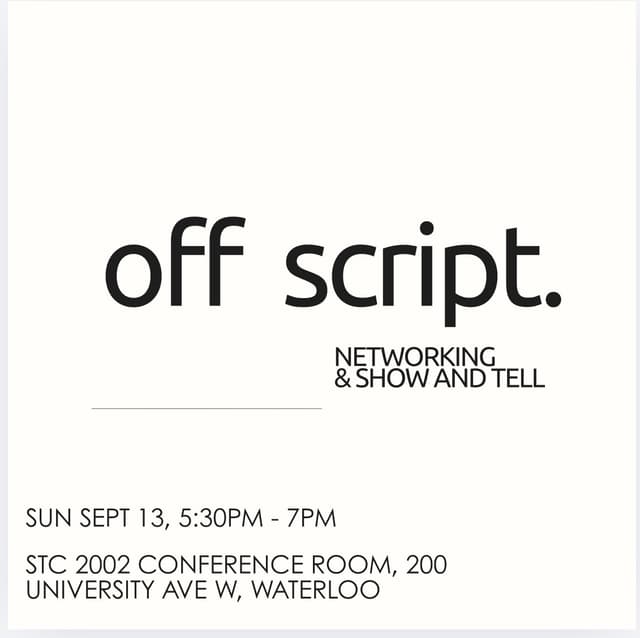 Off-Script Networking + Project Fair cover photo