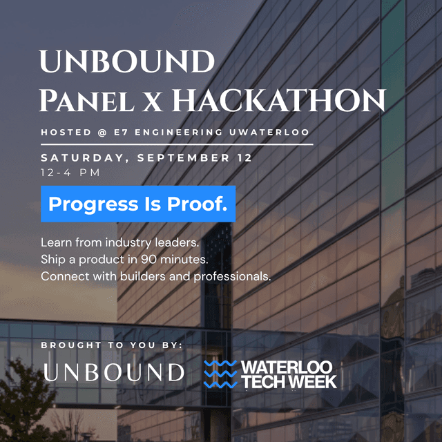 Unbound Panel & Hackathon x WTW cover photo
