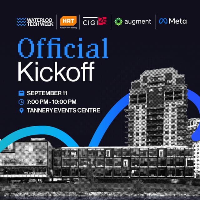 Waterloo Tech Week Official Kickoff cover photo