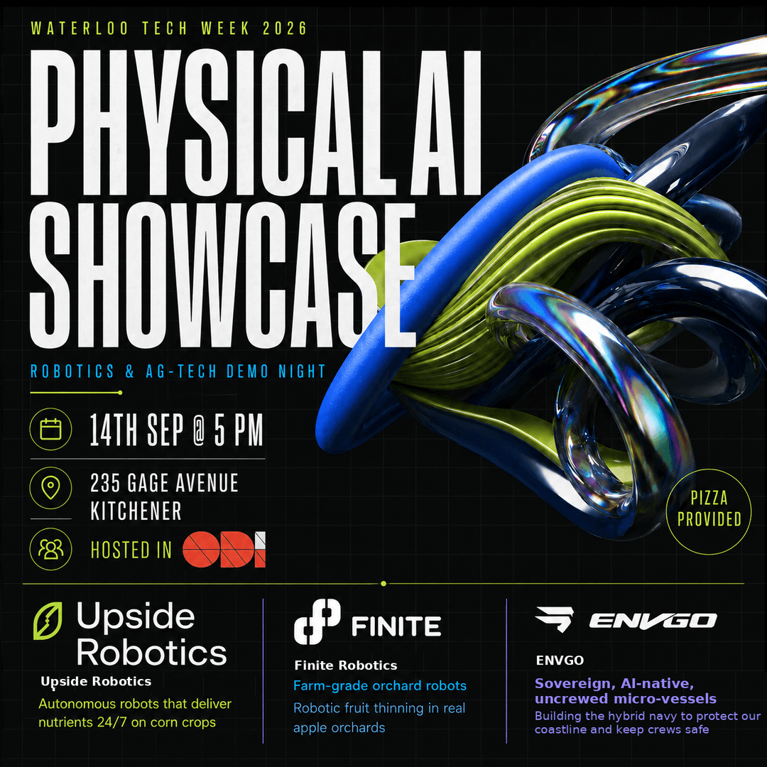 Physical AI Showcase: Robotics & Ag-Tech Demo Night cover photo