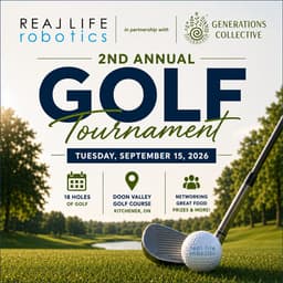 Real Life Robotics' 2nd Annual Golf Tournament In partnership with Generations Collective cover photo