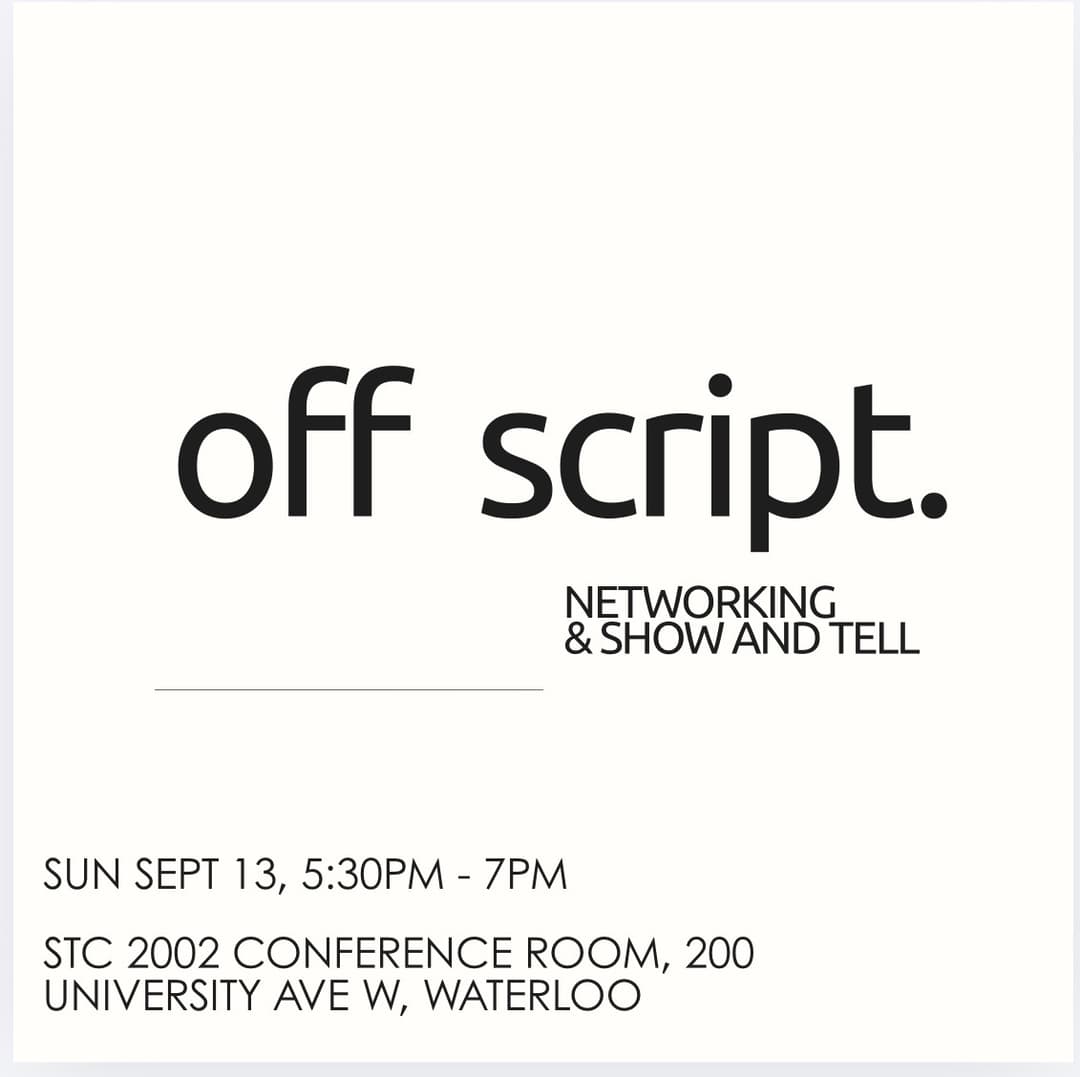Off-Script Networking + Show & Tell cover photo